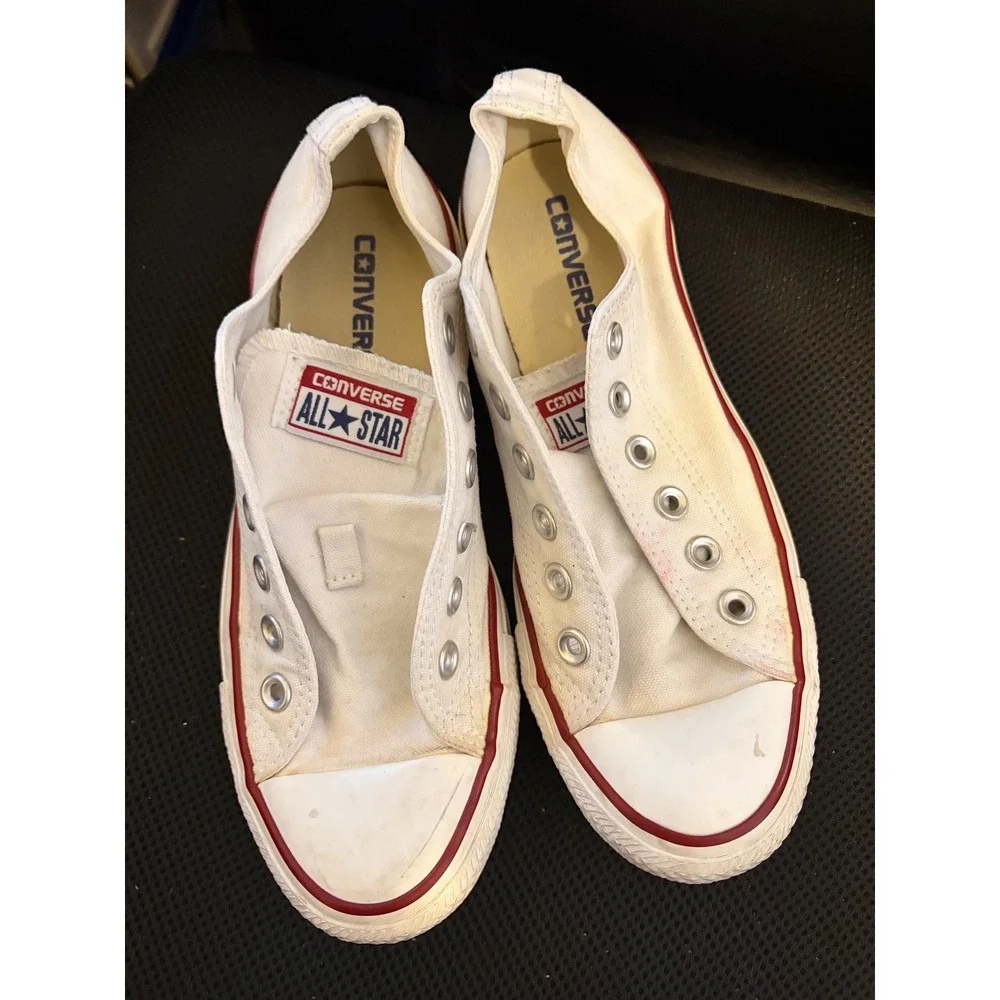 Converse All Star Low‎ Top Sneakers White Casual Shoes W7 M5